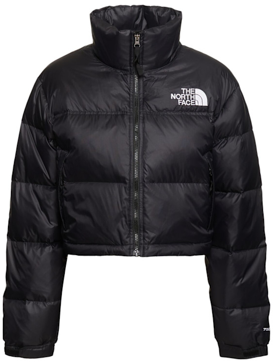 The North Face: Nuptse cropped down jacket - women_0 | Luisa Via Roma