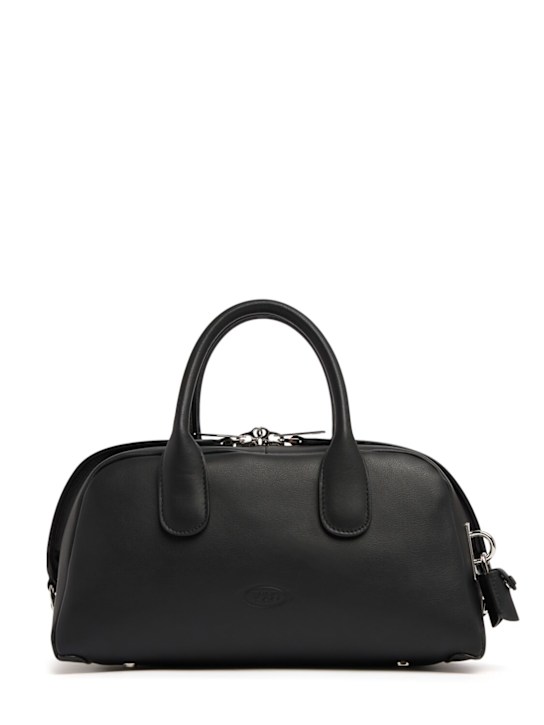 Tod's: Kleine Tasche aus Leder „Bauletto Athena“ - Schwarz - women_0 | Luisa Via Roma