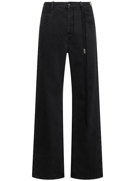 Ann Demeulemeester: Pantalon à 5 poches Ronald - Faded Grey - men_0 | Luisa Via Roma