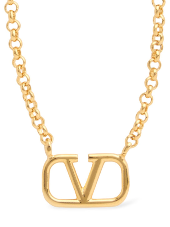 Valentino Garavani: Vlogo signature necklace - men_0 | Luisa Via Roma