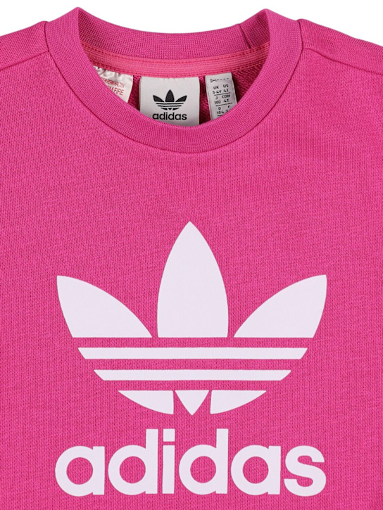 adidas Originals: コットンブレンドスウェットシャツ＆スウェットパンツ - kids-girls_1 | Luisa Via Roma