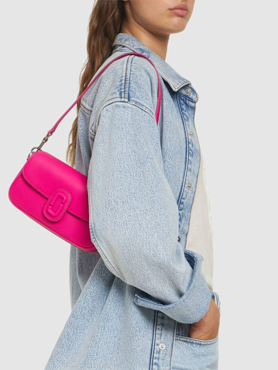 Marc Jacobs: The Small Clover leather shoulder bag - Hot Pink - women_1 | Luisa Via Roma