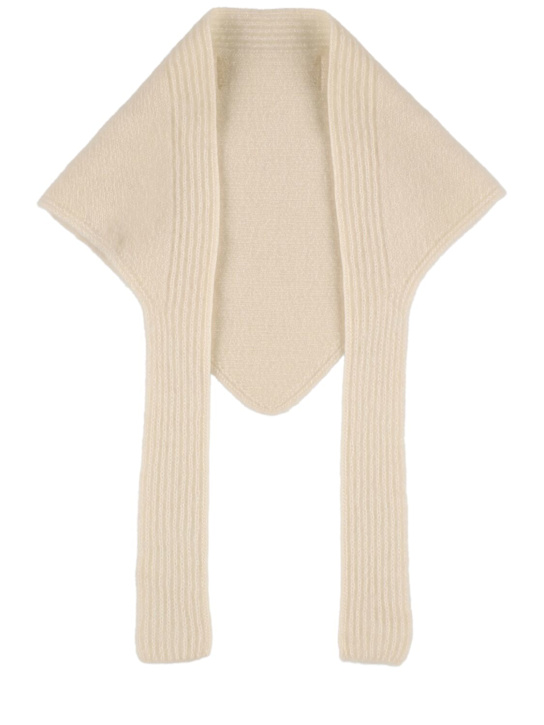 Jacquemus: Les Chale Gros Grain alpaca blend scarf - women_0 | Luisa Via Roma