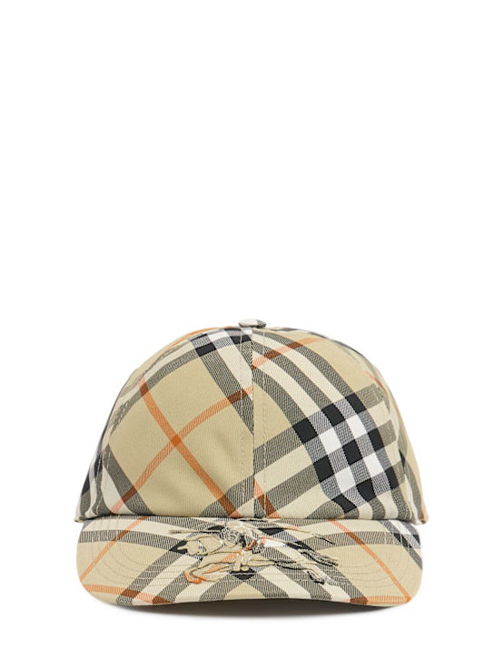 Burberry: Baseballkappe mit Karos - men_0 | Luisa Via Roma