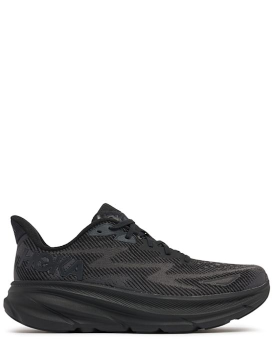 Hoka: Clifton 9 running sneakers - Black - men_0 | Luisa Via Roma