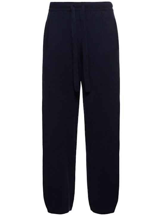 Laneus: Soft cashmere blend pants - men_0 | Luisa Via Roma