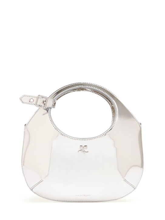 Courrèges: Mini Holy mirror top handle bag - women_0 | Luisa Via Roma