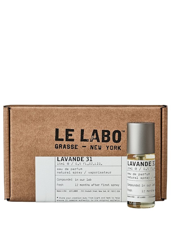 Le Labo: Eau de parfum Lavande 31 15ml - Trasparente - beauty-men_1 | Luisa Via Roma