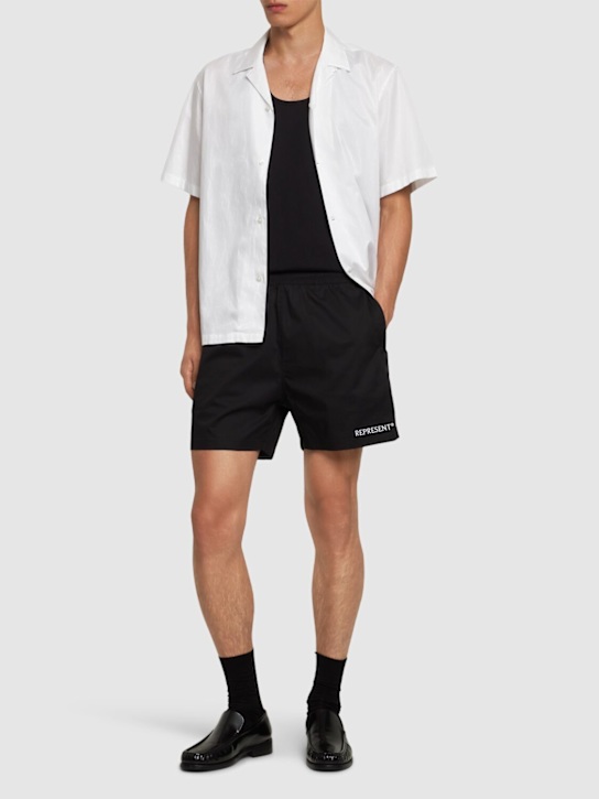 Represent: Represent cotton blend shorts - men_1 | Luisa Via Roma