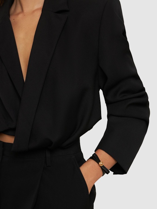 Versace: Leather bracelet - women_1 | Luisa Via Roma