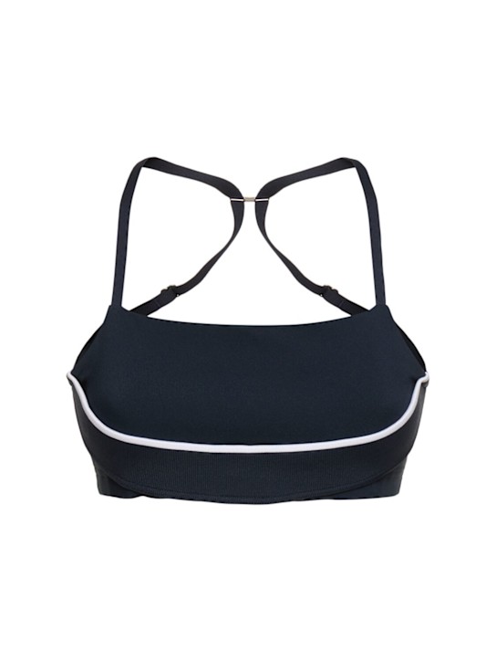 Nike: Jacquemus bra - Obsidian/White - women_0 | Luisa Via Roma