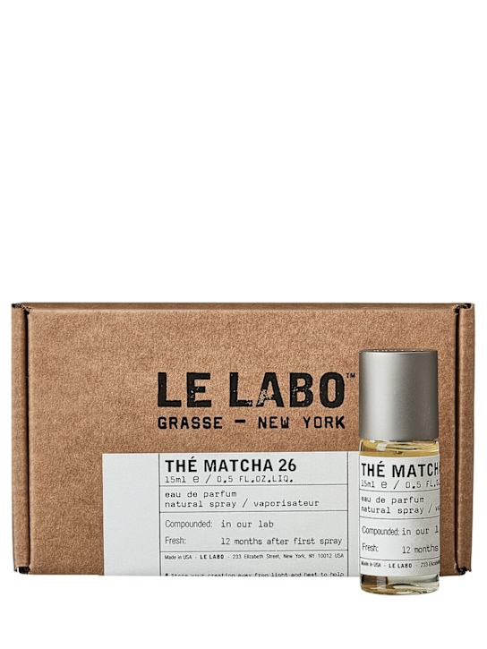 Le Labo: Eau de parfum Thé Matcha 26 15ml - Trasparente - beauty-women_1 | Luisa Via Roma
