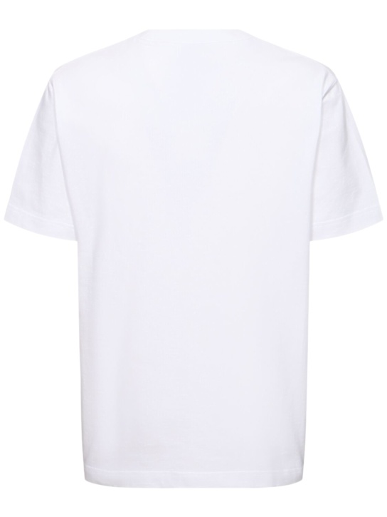 Jacquemus: Le T-Shirt Gros Grain cotton t-shirt - White - men_4 | Luisa Via Roma