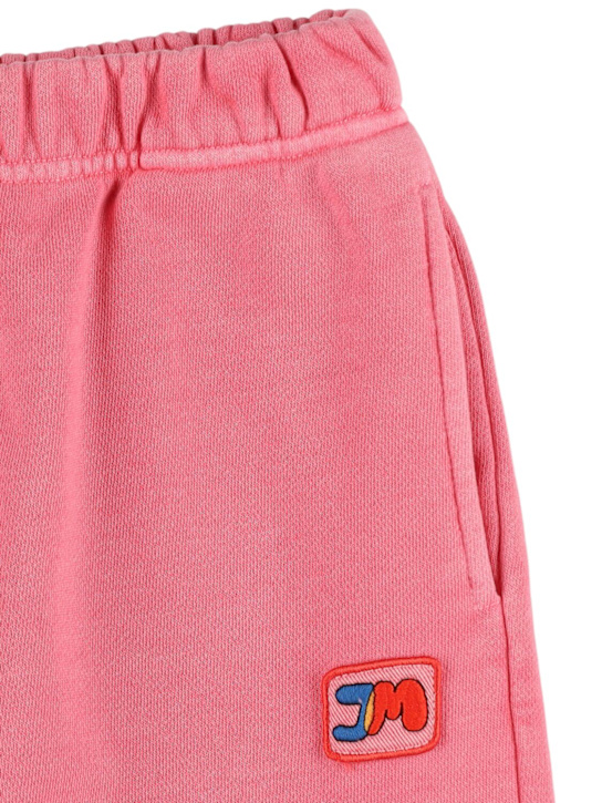 Jellymallow: Printed cotton sweatpants - Pink - kids-girls_1 | Luisa Via Roma