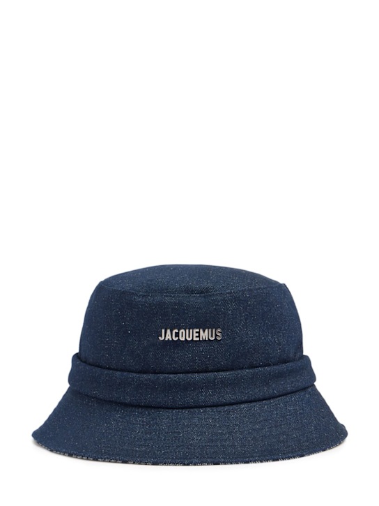 Le Bob Gadjo cotton logo bucket hat - Thumbnail 1