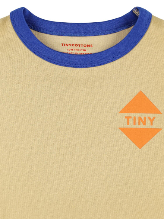 Tiny Cottons: Color block organic cotton sweatshirt - kids-boys_1 | Luisa Via Roma