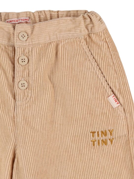 Tiny Cottons: Cotton corduroy pants - Beige - kids-girls_1 | Luisa Via Roma