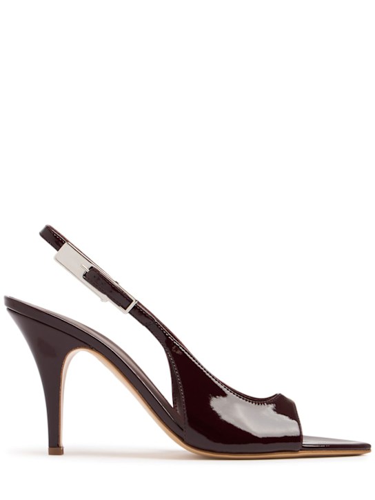 Gia Borghini: 85mm Maureen synthetic sandals - women_0 | Luisa Via Roma