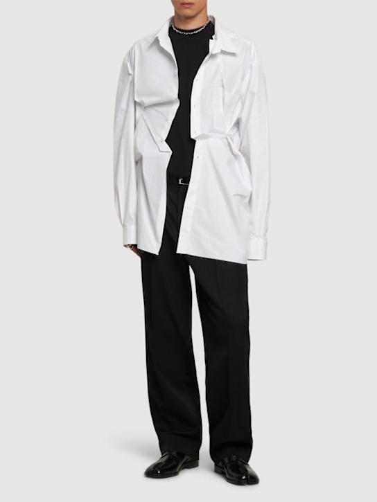 Maison Margiela: Cotton poplin shirt - men_1 | Luisa Via Roma