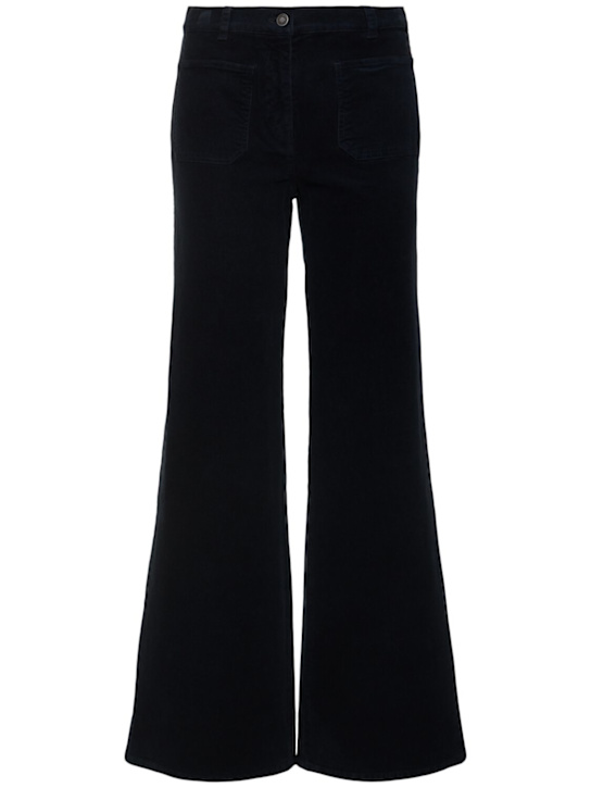 Nili Lotan: Florence corduroy wide pants - women_0 | Luisa Via Roma