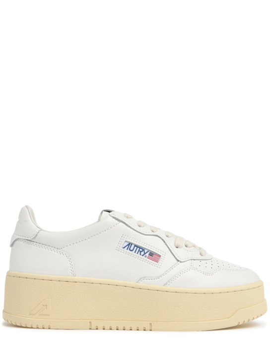 Autry: Platform Low sneakers - White - women_0 | Luisa Via Roma