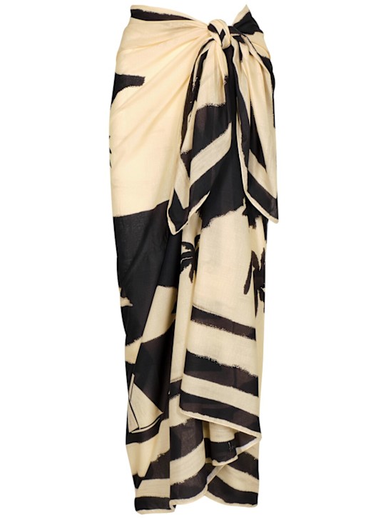 Johanna Ortiz: Sailing Landscapes cotton voile pareo - women_0 | Luisa Via Roma