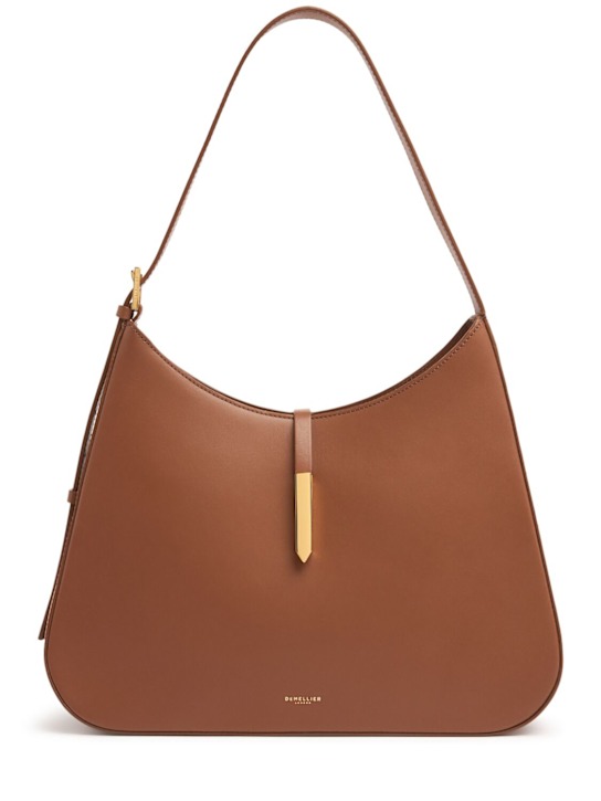 DeMellier: Large Tokyo smooth leather shoulder bag - women_0 | Luisa Via Roma