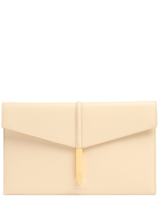 DeMellier: Clutch aus Glattleder „Tokyo“ - Sand - women_0 | Luisa Via Roma