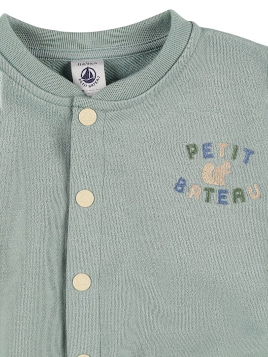 Petit Bateau: 棉质飞行员夹克 - 多色 - kids-boys_1 | Luisa Via Roma