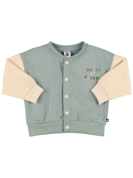 Petit Bateau: 棉质飞行员夹克 - 多色 - kids-boys_0 | Luisa Via Roma