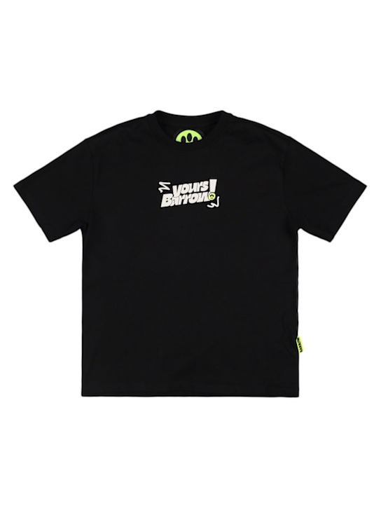Barrow: T-shirt in jersey di cotone stampato - kids-girls_1 | Luisa Via Roma