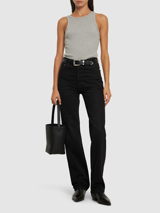 Nili Lotan: Jennifer コットンリブタンクトップ - women_1 | Luisa Via Roma