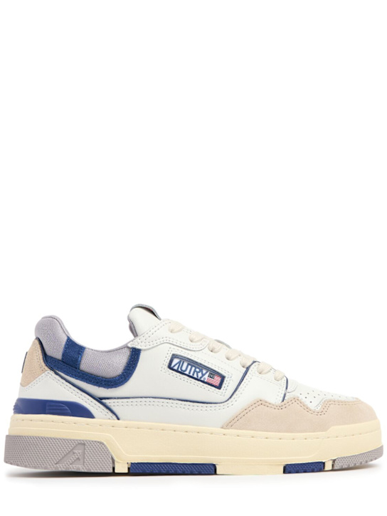 Autry: CLC Low sneakers - White Blue - men_0 | Luisa Via Roma