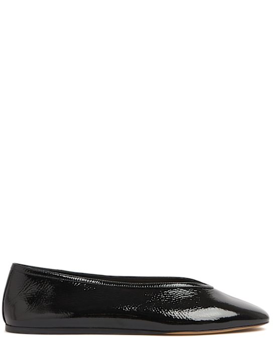 Le Monde Beryl: 10mm Luna patent leather ballerina flats - women_0 | Luisa Via Roma