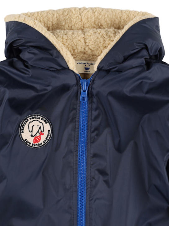 Weekend House Kids: Hooded poly padded jacket - kids-boys_1 | Luisa Via Roma