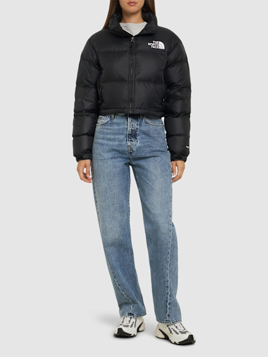 The North Face: Nuptse cropped down jacket - women_1 | Luisa Via Roma