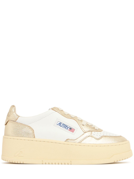 Autry: Sneakers basse con platform - Bianco - women_0 | Luisa Via Roma