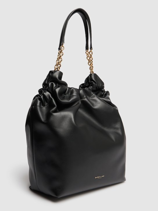 DeMellier: Sac cabas en cuir lisse Miami - Noir - women_1 | Luisa Via Roma