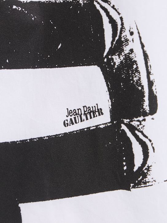 Jean Paul Gaultier: Printed poplin shirt - women_1 | Luisa Via Roma
