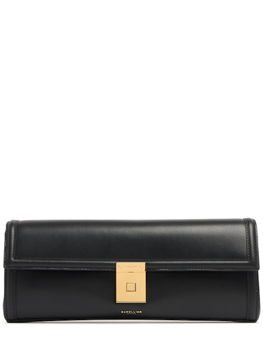 DeMellier: Borsa clutch Paris in pelle morbida - Nero - women_0 | Luisa Via Roma