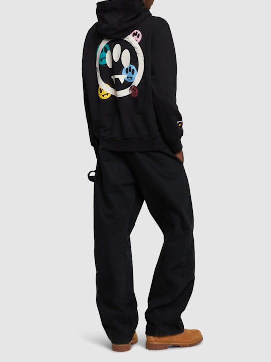 Barrow: Logo printed sweatshirt hoodie - men_1 | Luisa Via Roma