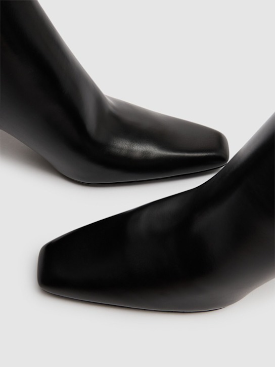 Alexander Wang: 85mm Toni leather ankle boots - Black - women_3 | Luisa Via Roma