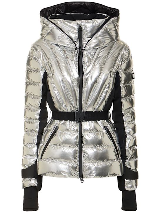 Mackage: Elita-Nfm silver down ski jacket - women_0 | Luisa Via Roma