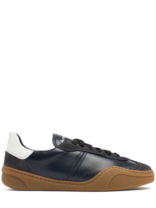 Acne Studios: Bars W leather sneakers - women_0 | Luisa Via Roma