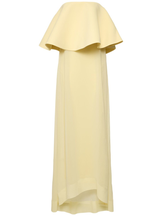 Jacquemus: La Robe Vela chiffon long dress - women_0 | Luisa Via Roma