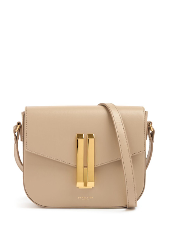 DeMellier: Small Vancouver smooth leather bag - Taupe - women_0 | Luisa Via Roma