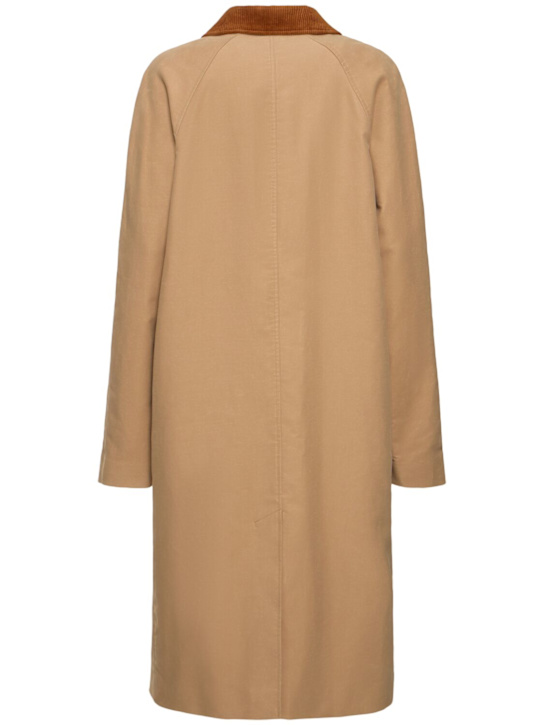A.P.C.: Gaspard mac cotton trench coat - women_4 | Luisa Via Roma