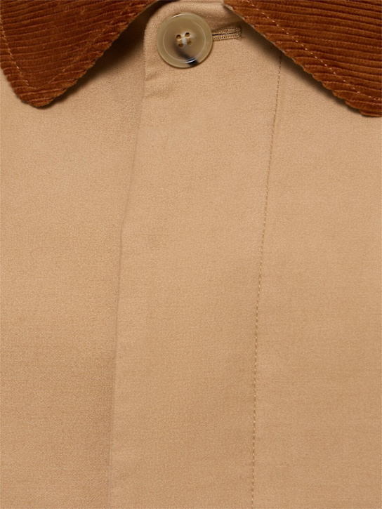 A.P.C.: Gaspard mac cotton trench coat - women_3 | Luisa Via Roma