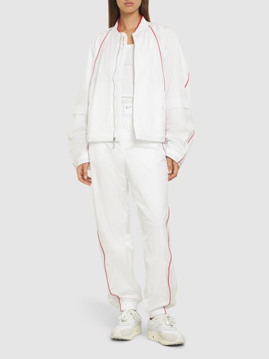 Nike: Giacca sportiva Jacquemus - Bianco/Rosso - women_1 | Luisa Via Roma