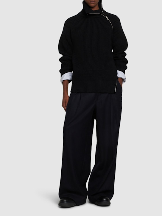 Dries Van Noten: Monty wool turtleneck sweater - men_1 | Luisa Via Roma